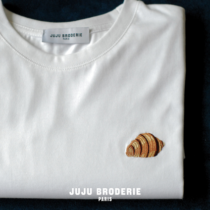T-shirt bordé - Croissant