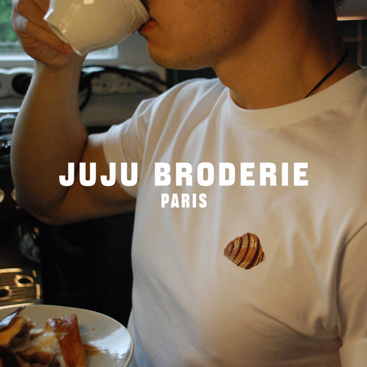 T-shirt bordé - Croissant