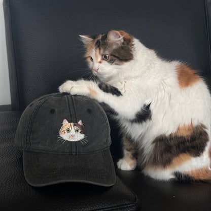 Casquette en denim personnalisée